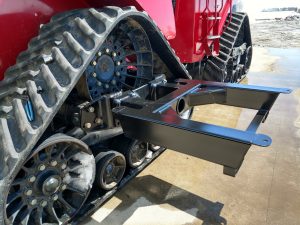 Brackets are mounted directly to the track frame