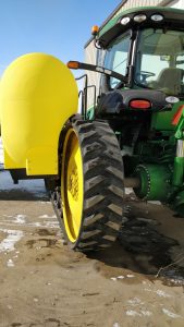 Lakestate Mfg showing tank clearance