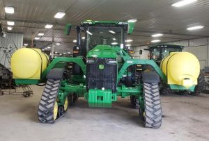 Lakestate Mfg. showing tanks designed to fit an 8RS tractor.